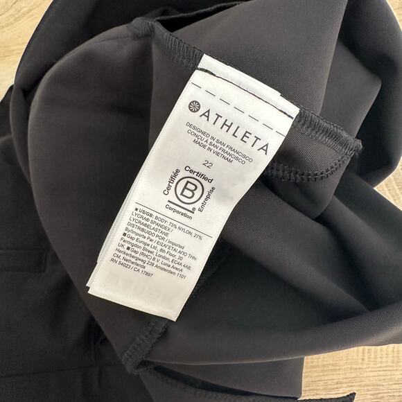 Athleta Stellar Flare Trouser Black 22 - Picture 8 of 11